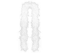 RAPPA Boa blanc avec plumes 180 cm
