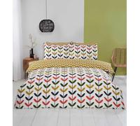 Rapport Home Jules Parure de lit Double en Microfibre Motif Floral Multicolore