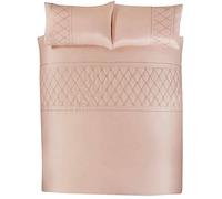 Rapport Home Monaco Parure de lit Double avec Housse de Couette Motif géométrique et Diamant