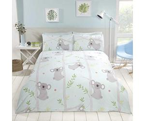 Rapport Home Rapport Fun Koala - Parure de lit en Polyester - Multicolore - Dimensions : King-Size (230 cm x 220 cm)