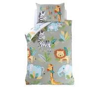 Rapport Home Rumble in The Jungle Parure de lit pour Enfant Vert