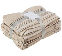 Rapport Home Spa Lot de 6 Serviettes 100% Coton Taupe, 100%, 120 x 70 x 1 cm