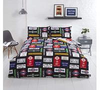 Rapport Home TFL Parure de lit Double Motif Transport for London