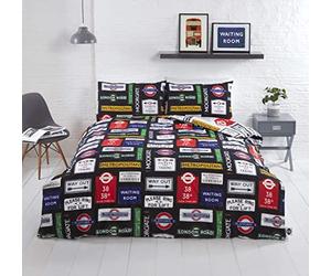Rapport Home TFL Parure de lit Double Motif Transport for London