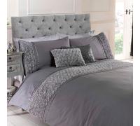 Rapport Duvet Ensemble de housse de couette Literie Rose et ruban surélevés Polycoton, coton et polyester