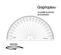 Rapporteur 1/2 Cercle Grades Ø 16 Cm