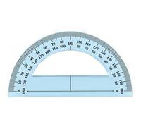 Rapporteur 180 degrés, 120 mm, incassable