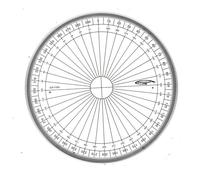 Rapporteur Cercle Entier 400 Grades Ø 10 Cm