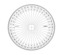 Rapporteur Cercle Entier Grades Ø 15 Cm
