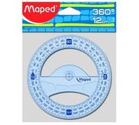Rapporteur circulaire 360° Diamètre 12 cm Maped Geometric G