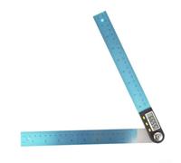 Rapporteur d'angle numérique précis à 360 degrés - Inclinomètre magnétique avec fonction Hold pour construction et décoration 300 mm (200 mm)