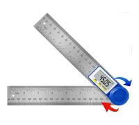 Rapporteur D'angle Numérique, Règle Carrée En Acier Inoxydable Pour Le Travail Du Bois Et Le Biseautage, Mesure À 360°