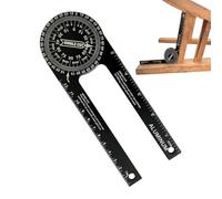 Rapporteur d'Angle Numérique Règle de Mesure de Précision pour Construction | Équerre d'Onglet en Aluminium pour Scie pour Chantier Intérieur Extérieur Installation Fenêtre Menuiserie Bricolage