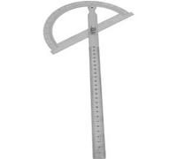 Rapporteur d'Angle Rotatif en Acier Inoxydable 0-180 degrés 200 * 300Mm G