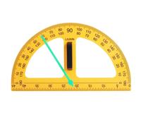 Rapporteur d'enseignement numérique ABS 45,5 x 25 x 2 cm 230-252 g - Kit de géométrie multifonction avec règle triangulaire boussole pour salles de classe