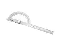 Rapporteur en acier inoxydable, goniomètre 0-180 degrés jauge d'angle 15 cm (80 * 120mm)