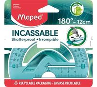 Rapporteur demi-circulaire Flex 180 degrés, 120 mm