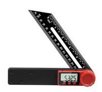 Rapporteur numérique niveau électronique 360° avec écran LCD et équerre coulissante en T pour menuiserie 6"