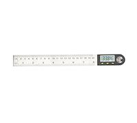 Rapporteur numérique SustVita avec graduation 0,05°, mesure 0-360°, échelle métrique et impériale, règle d'angle 2 en 1 avec affichage rotatif pour l'ingénierie (0-200mm)