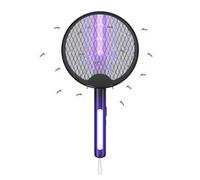 Raquette à Mouche Électrique | Tapette à Mouches Zapper Rechargeable | Raquette Anti-Insectes Pliable, Attrapeur de Moustiques, Mouches, Guêpes | Tapette de Jardin pour Intérieur Extérieur