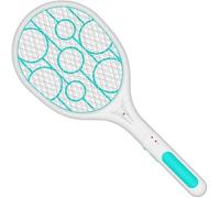 Raquette anti-moustiques portable en plastique léger, aste, électrique, piège à insectes volants
