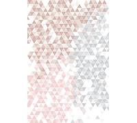 Rasch 100822 100822 Papier peint photo avec motif géométrique en petits triangles Rose 2,80 x 1,86 m (L x l)