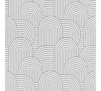 Rasch 634143 Papier peint intissé Vintage Rétro 0.53 x 10.05 m Gris