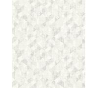 Rasch Collection Welcome Home 654219 Papier peint intissé clair avec motif géométrique gris clair 3D