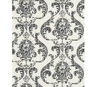 Rasch Color your life 315608 Papier peint intissé avec ornements en noir et blanc de la collection Color your life 10,05 x 0,53 m (L x l)
