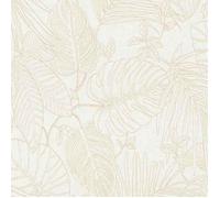 Rasch Color Your Life 690804 Papier peint intissé Botanique 0.53 x 10.05 m Blanc