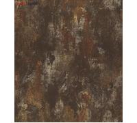 Rasch Deco Style 418224 papier peint intissé effet béton 0.53 m x 10.05 m marron