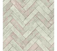 Rasch Factory V 499124 Intissé Industriel 10.05 x 0.53 m Gris Gris Ardoise