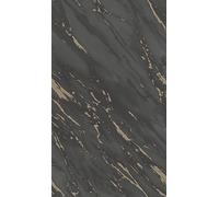 Rasch home style 200157 Papier peint sombre avec aspect marbre, en noir et doré, 10,05 m x 0,53 m (L x l)