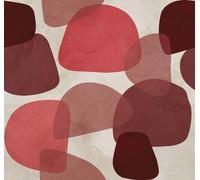 Rasch Magicwalls 363852 Papier peint photo non tissé avec formes organiques Rouge 3,00 x 3,18 m (L x l)