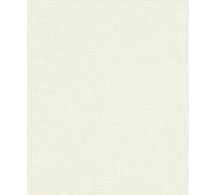 Rasch Papier peint 653717 - Papier peint intissé clair avec structure textile et aspect lin blanc de la collection Welcome Home