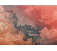 Rasch Papier peint photo non tissé 363142 - Avec nuages et ciel - Rouge et bleu - 3 m x 4,24 m (L x l)