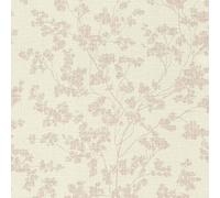 Rasch Welcome Home 653847 Papier peint intissé à fleurs 0.53 x 10.05 m Beige