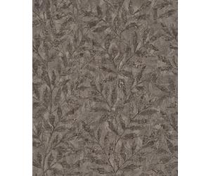 Rasch WTD 315059 Papier peint intissé Anthracite Motif feuilles de la collection Factory V