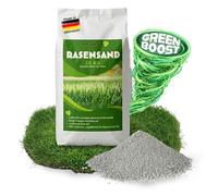 RasenHerz Sable pour gazon Pour un gazon dense et vert petigi | 25 kg pour 100 m², Amendement du sol, Nutriments, Diabas, Entretien du gazon