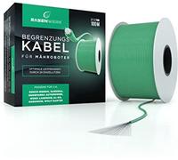 RASENWERK® - Câble périphérique universel pour robot de tonte - Fil de délimitation pour tondeuse à gazon - Fil en cuivre étamé - Accessoires pour robot de tonte - Fabriqué en Allemagne - Ø2,7mm - 100