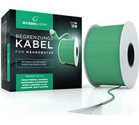 RASENWERK® - Câble périphérique universel pour tondeuses robotisées - Fil périphérique pour tondeuses à gazon - Fil en cuivre étamé - Accessoires pour tondeuses robotisées - Fabriqué en Allemagne – Ø