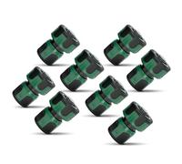 RASENWERK® - Connecteur de tuyau d'arrosage avec Aquastop pour tuyau de 3/4" - Raccord de tuyau de qualité supérieure - Connecteur avec arrêt d'eau - 8 pièces