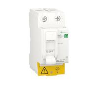 Rasmacor | Differentiel R9R71240 | Interrupteur différentiel superimmunisé 2P 40A 30MA -F-SI | Resi 9 - RCCB | 230V - Type F SI - 50/60 Hz | 81 x 36 x 73 mm