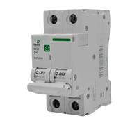 RASMACOR | Interrupteur magnéto-thermique résidentiel 2P 40 A | Disjoncteur 2P 40A | RESI9 R9F12240 | Courbe C | Fréquence 50/60 Hz | Norme UNE/EN 60898-1 CE | 40 Ampères