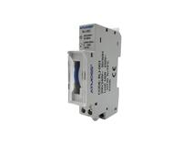RASMACOR Minuterie journalier analogique avec réserve 100 Heures | Horloge horaire avec réserve 100 Heures | pour Rail DIN | 15 Minutes | Grand Pouvoir de Coupe 16 A/250 V | ATMOSS