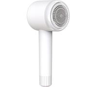 Rasoir à peluches blanc à 6 lames avec rouleau à peluches Tondeuse rechargeable pour vêtements et boules de poils