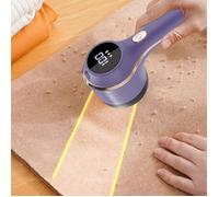Rasoir à tissu rechargeable avec écran LED et 3 vitesses - Élimine les peluches et les bouloches pour pulls, couvertures et autr