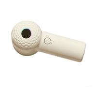 Rasoir à tissu rechargeable avec placage 3D - Alimentation USB - Pour vêtements, pulls et tissus d'ameublement - Maille inoxydable légère et portable - Pour la maison et (abricot crème)