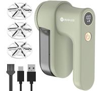 Rasoir Anti-Bouloche Électrique - Machine Coupe Peluche pour Vêtement, Laine, Canapé - Déboulocheur à 3 Vitesses, Rechargeable via USB, Dual Protection