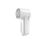 Rasoir Anti-Bouloche Electrique Rechargeable USB-C pour Textiles et Vêtements Blanc